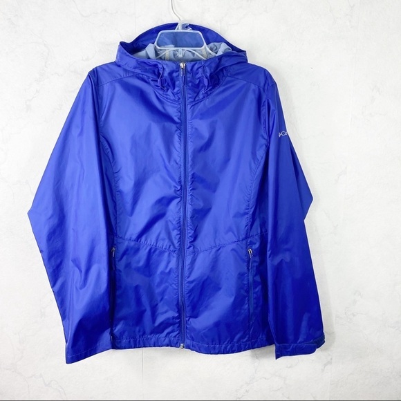 [Columbia] Classic Purple Light Rain Jacket - Picture 1 of 3